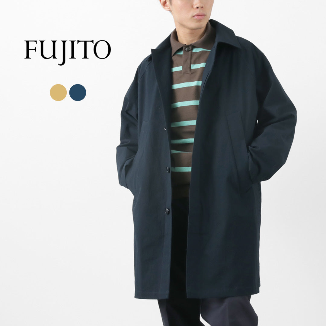 Fujito / Balmacaan Coat Mur Twisted Ox