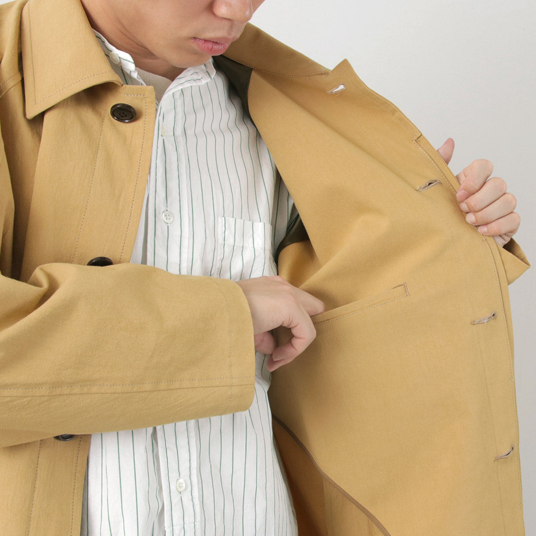 Fujito / Balmacaan Coat Mur Twisted Ox