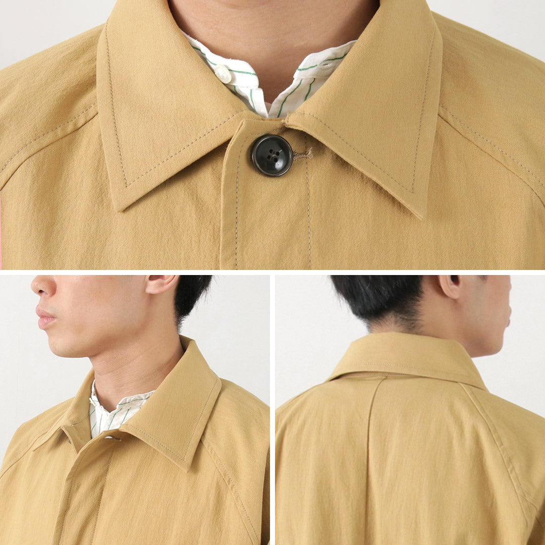 Fujito / Balmacaan Coat Mur Twisted Ox