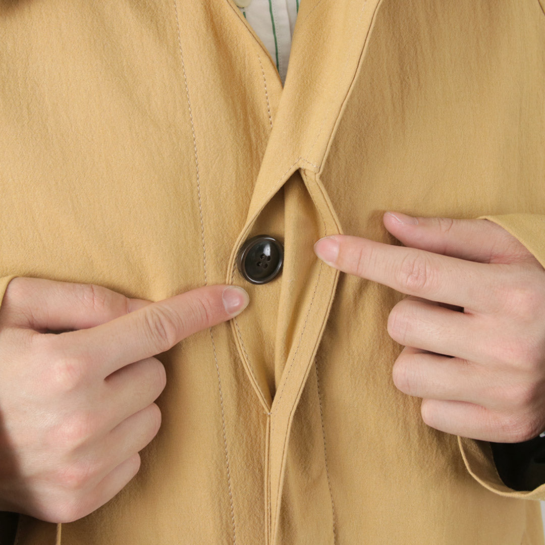 Fujito / Balmacaan Coat Mur Twisted Ox