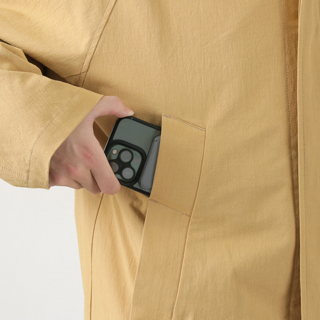 Fujito / Balmacaan Coat Mur Twisted Ox