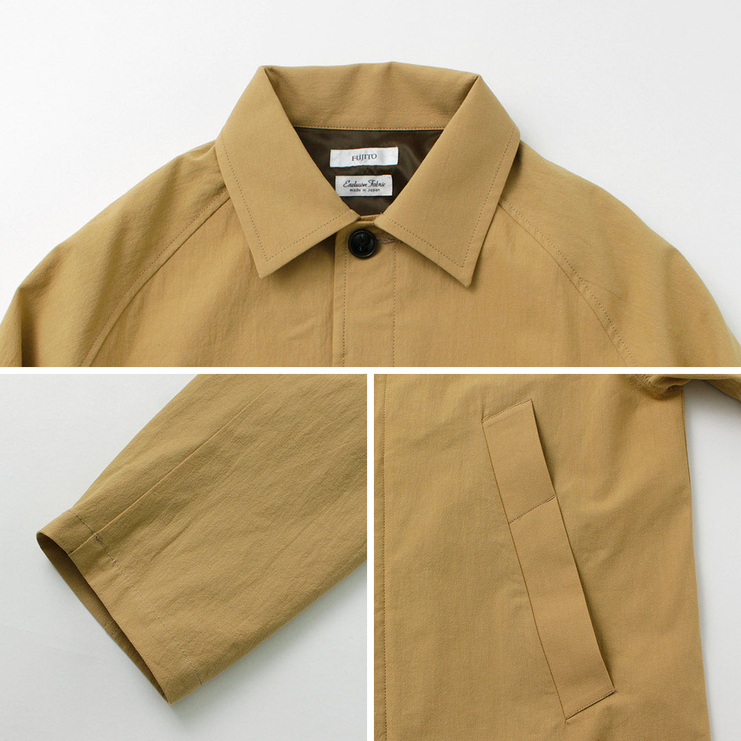 Fujito / Balmacaan Coat Mur Twisted Ox