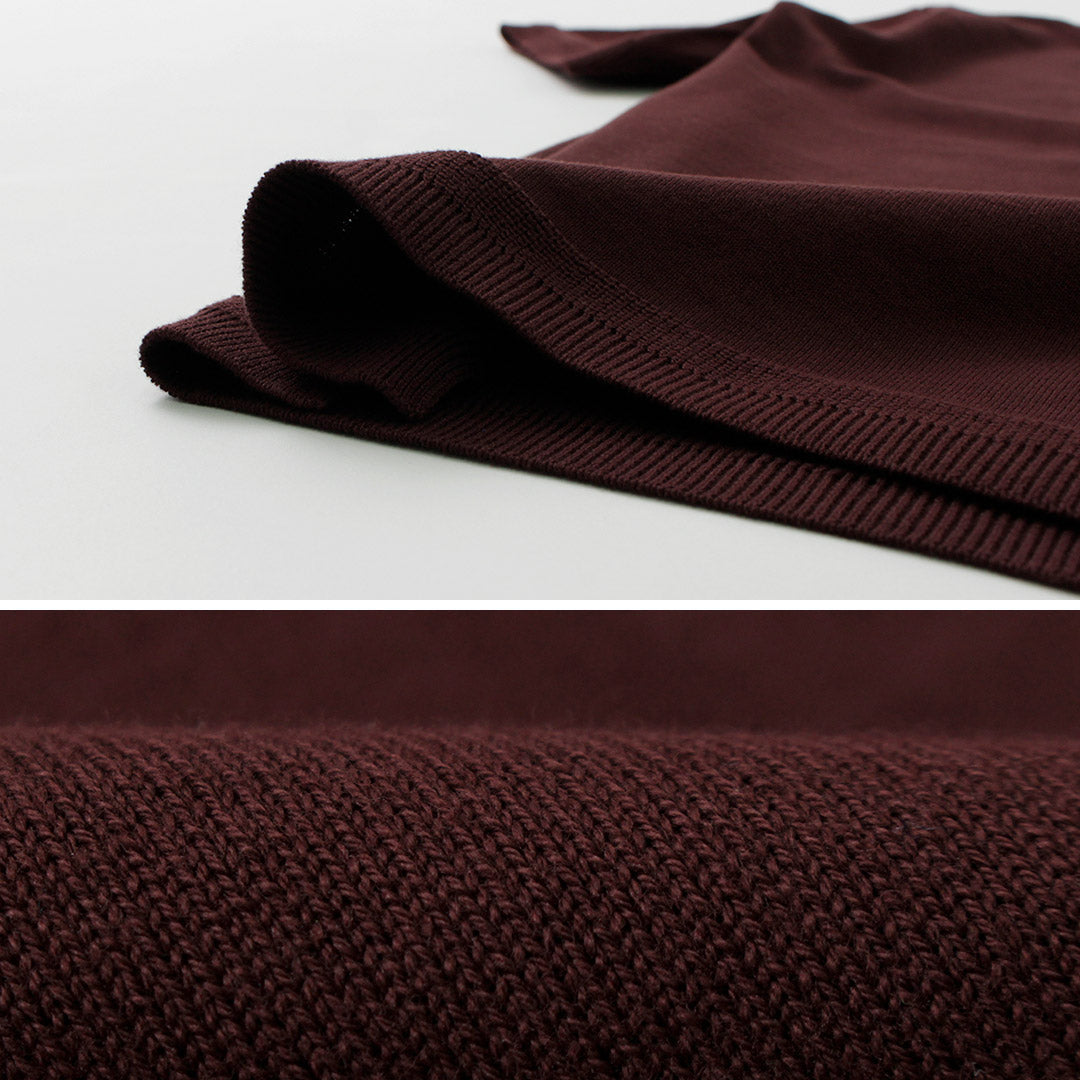 Fujito / Knit Polo Easy Solid Collar