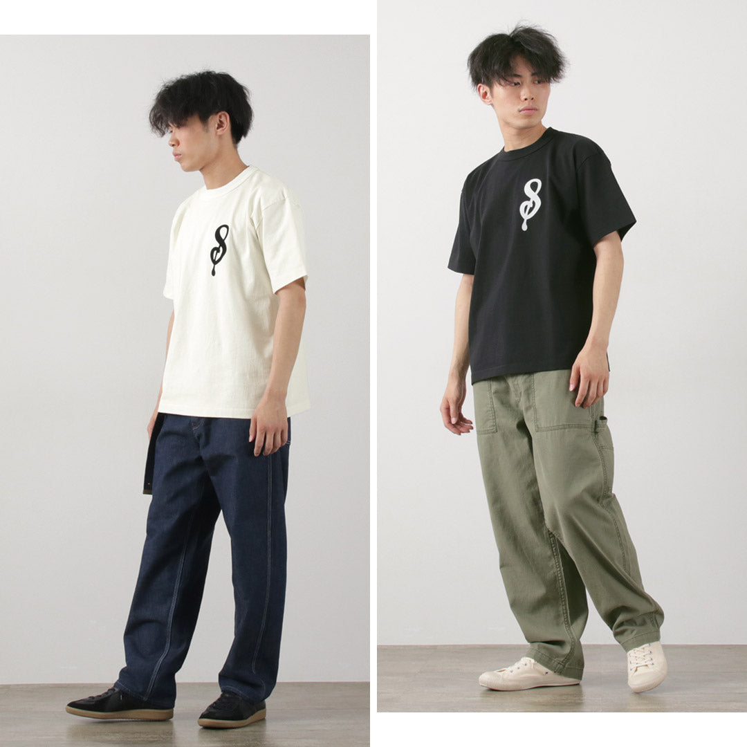 a.g. spalding&兄弟 / 14 /泽西感觉字母短袖T恤S徽标