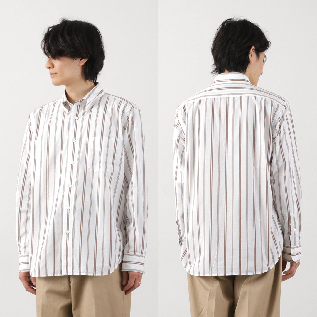ROCOCO / Random Stripe Button Down Shirt Classic Fit