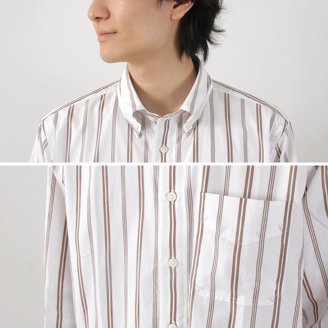 ROCOCO / Random Stripe Button Down Shirt Classic Fit