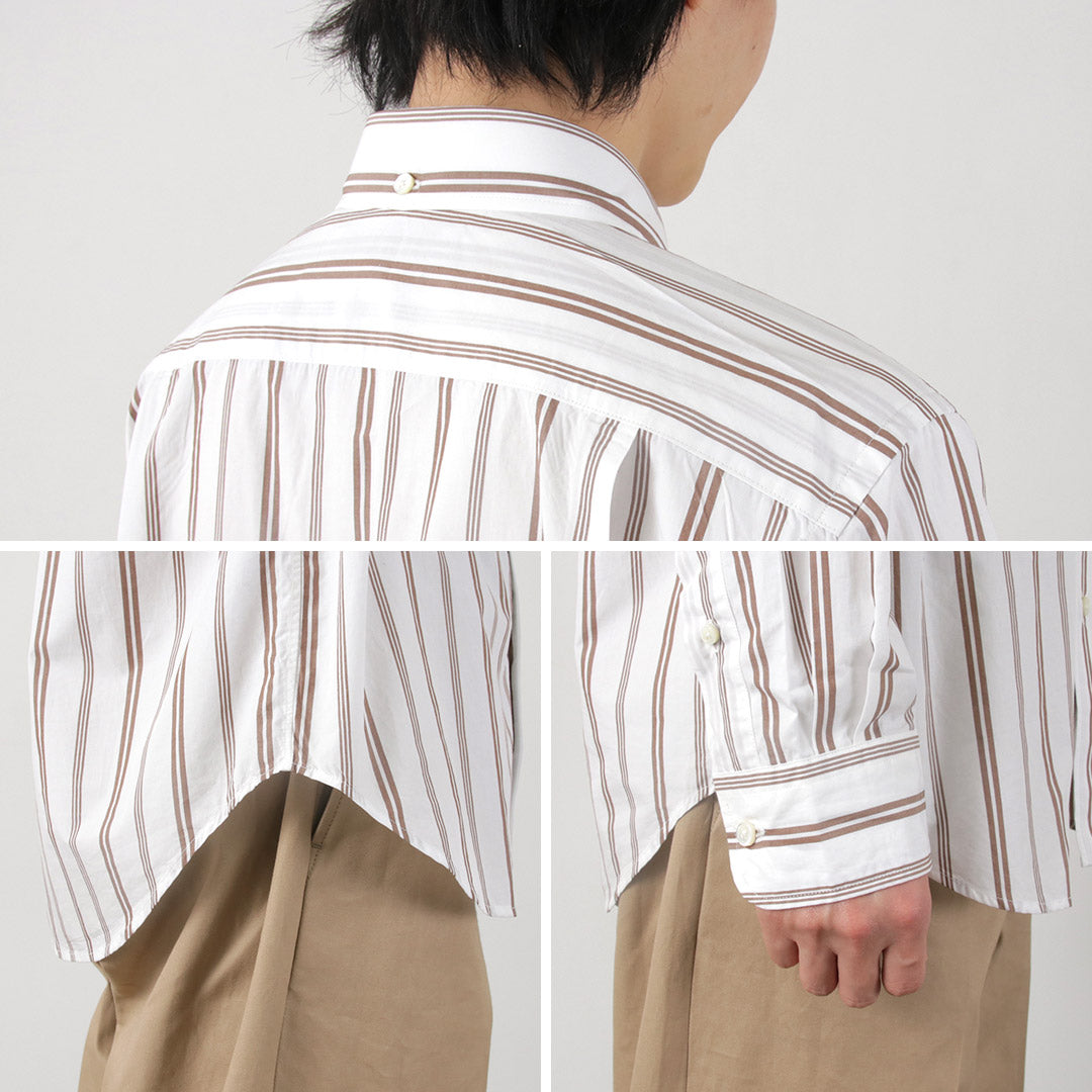 ROCOCO / Random Stripe Button Down Shirt Classic Fit