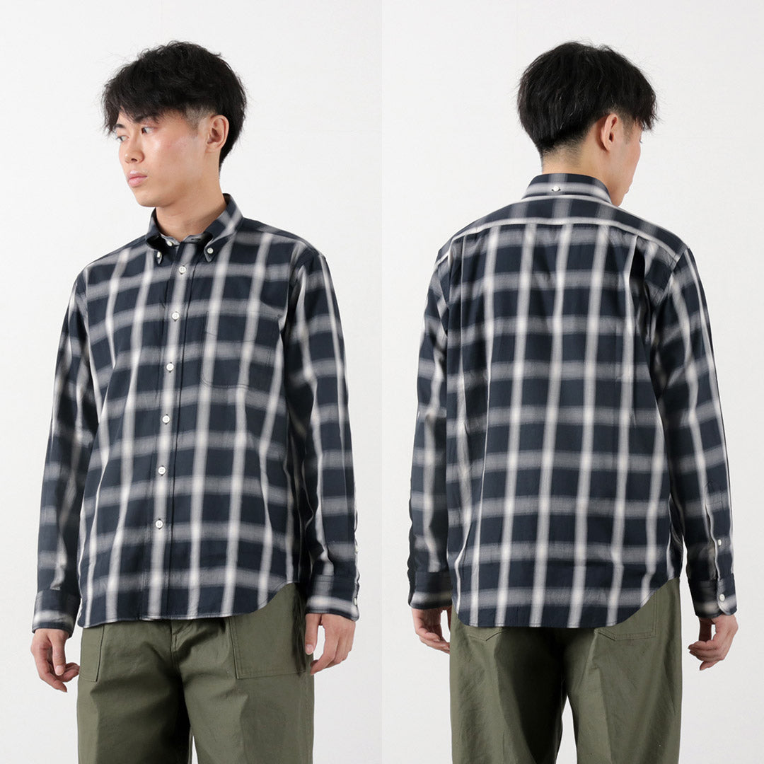 ROCOCO / Ombre Check Button Down Shirt Classic Fit