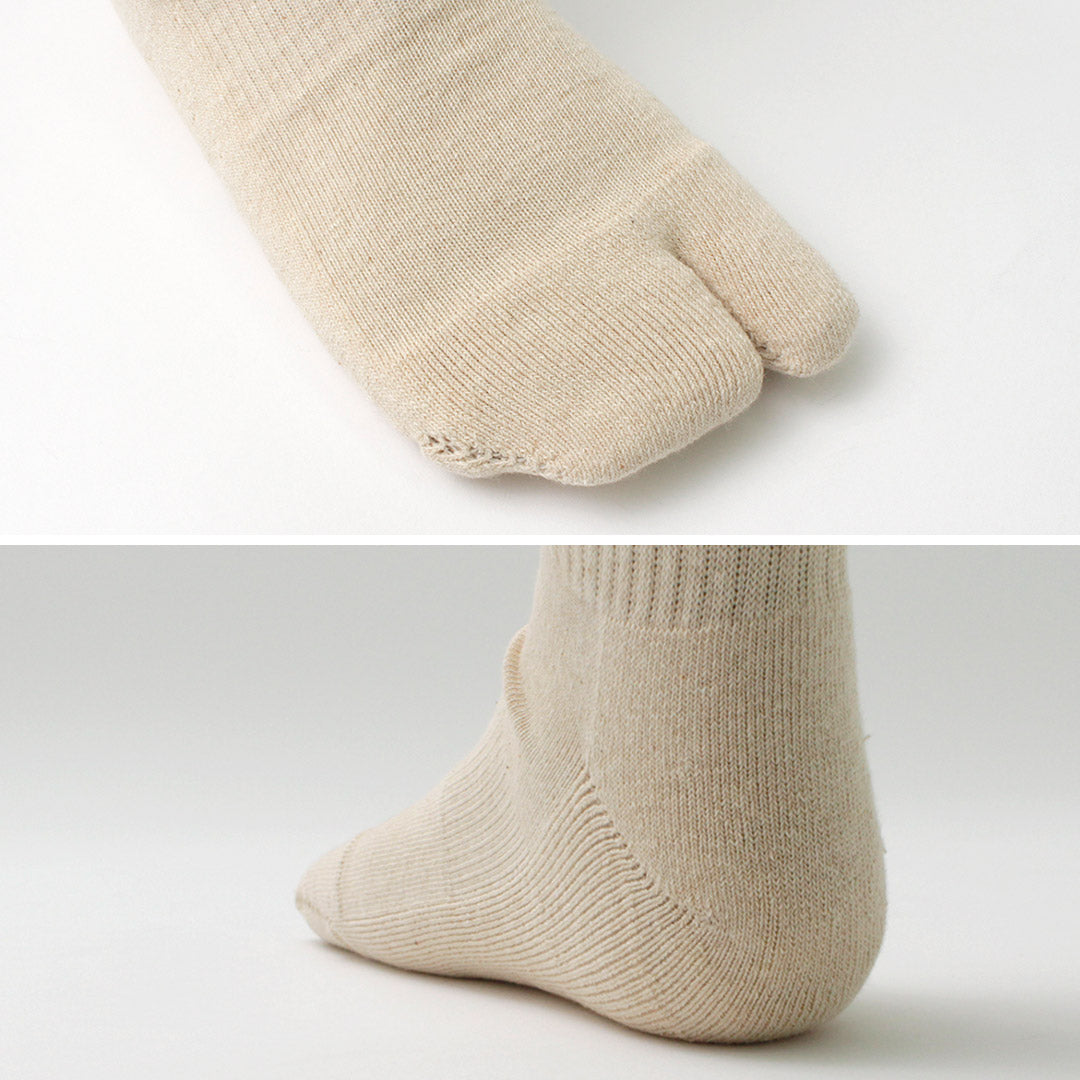 Chaussettes d'équipage nodales / biologiques en coton 3