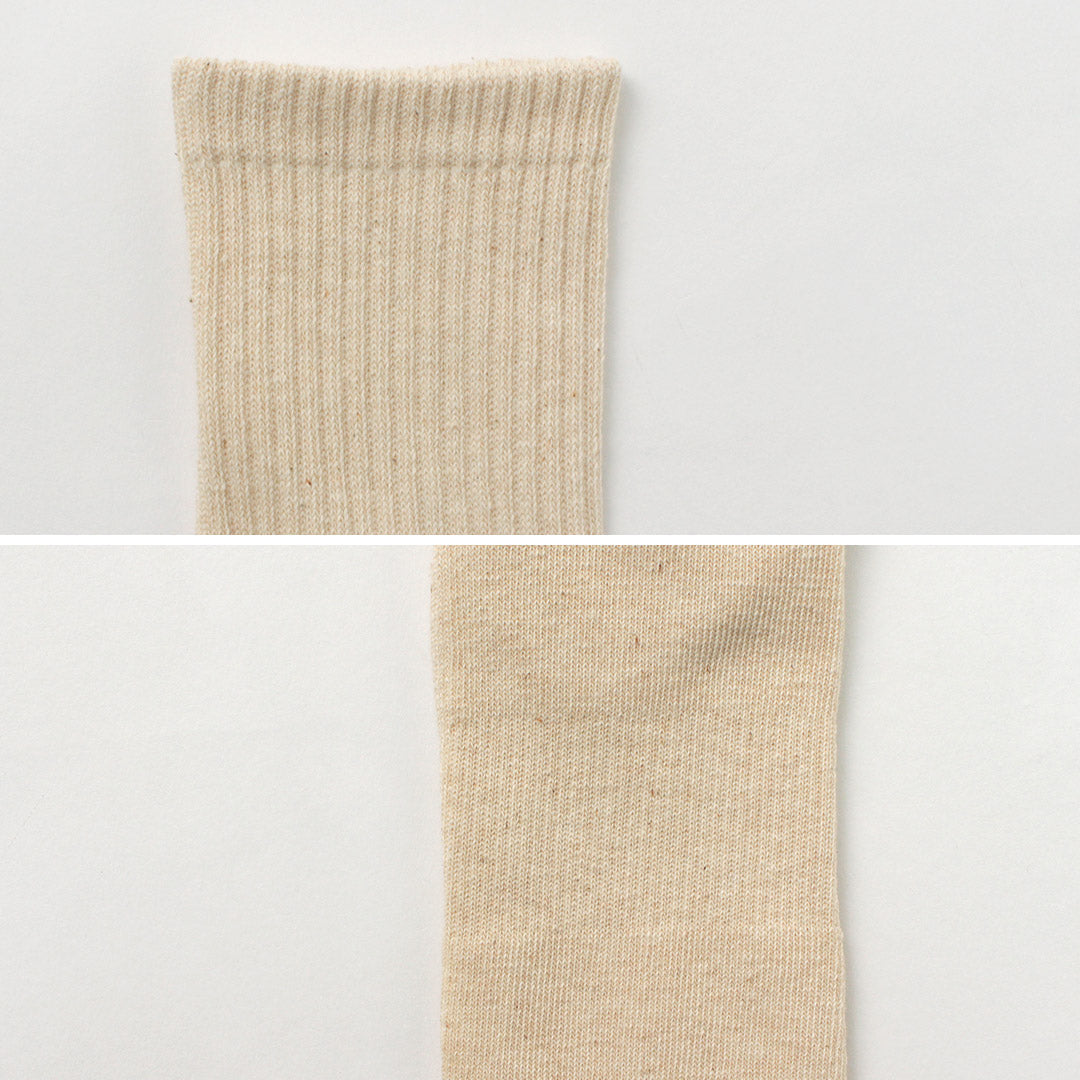 Chaussettes d'équipage nodales / biologiques en coton 3
