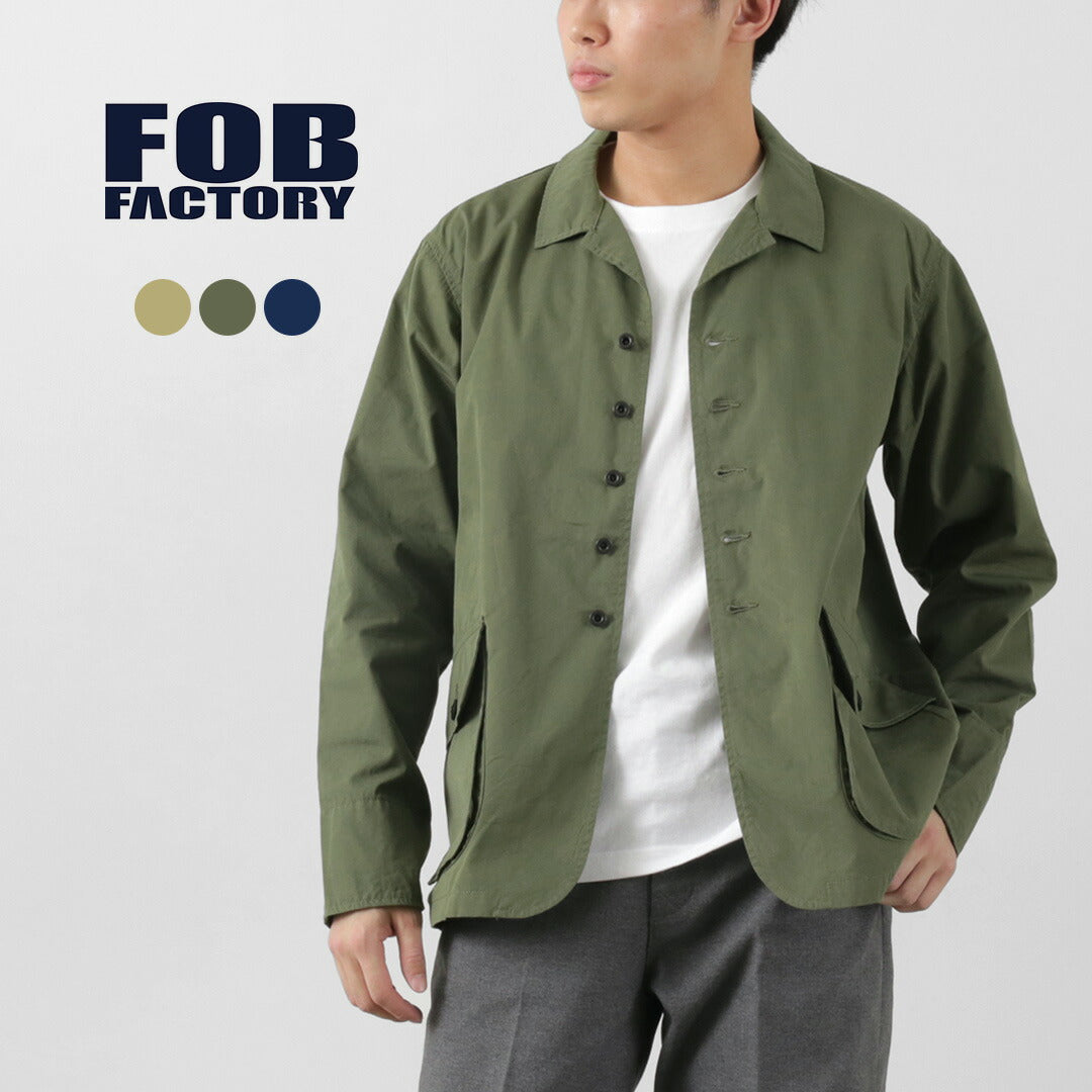 FOB FACTORY / F2439 Cotton Nylon Packable Field Jacket