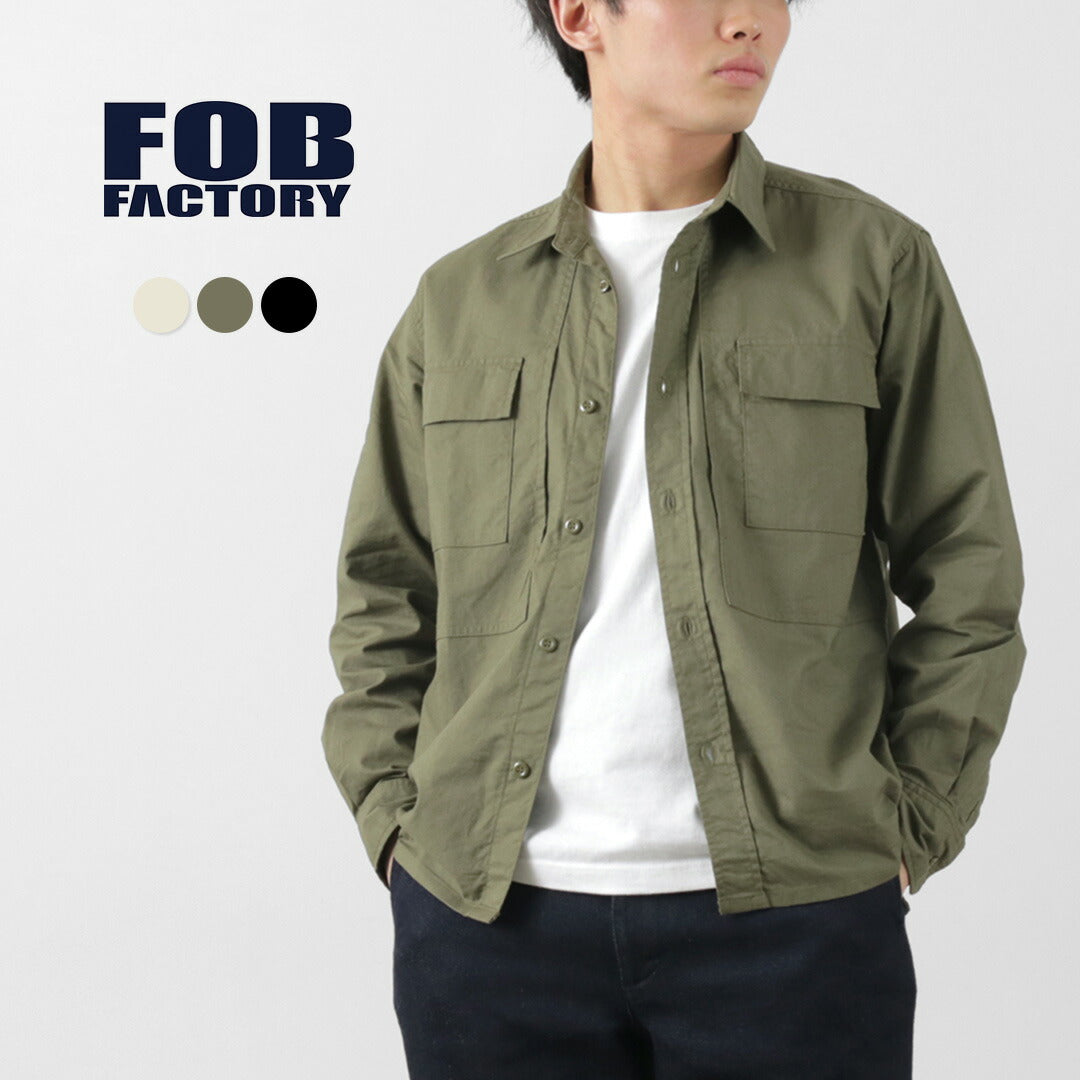 Fob Factory / F3498 Shirt à manches longues