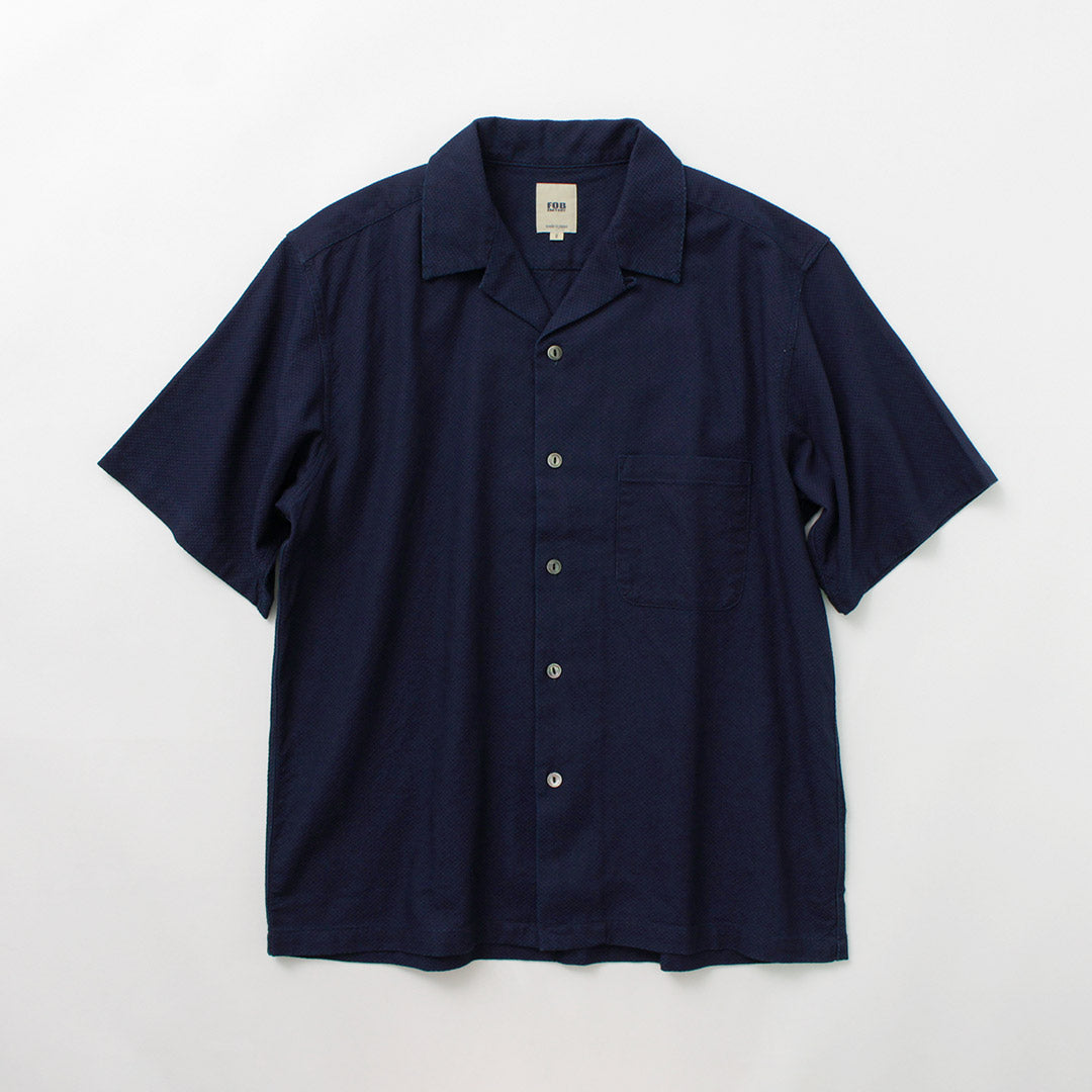 FOB FACTORY / F3500 Indigo Holiday Shirt