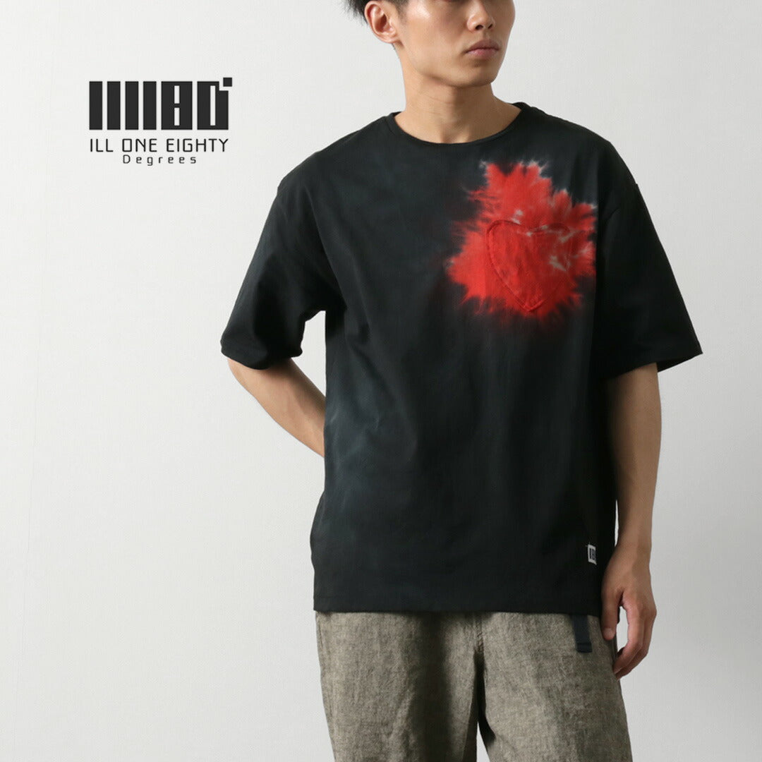 Ill One 80 / Tie Dye Heart Pocket Short Sleeve 티셔츠
