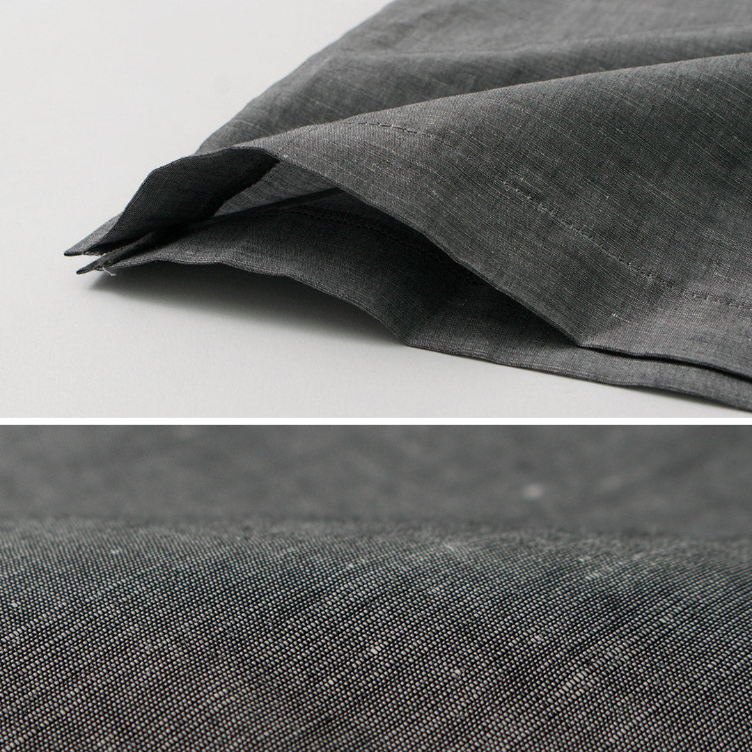 RE MADE IN TOKYO JAPAN / Herdmans Linen Open Collar Shirt