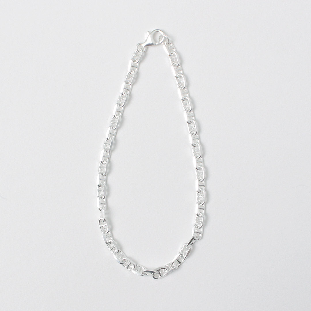 Phadua / bracelet de chaîne d'ancrage semi-solide 925 argent
