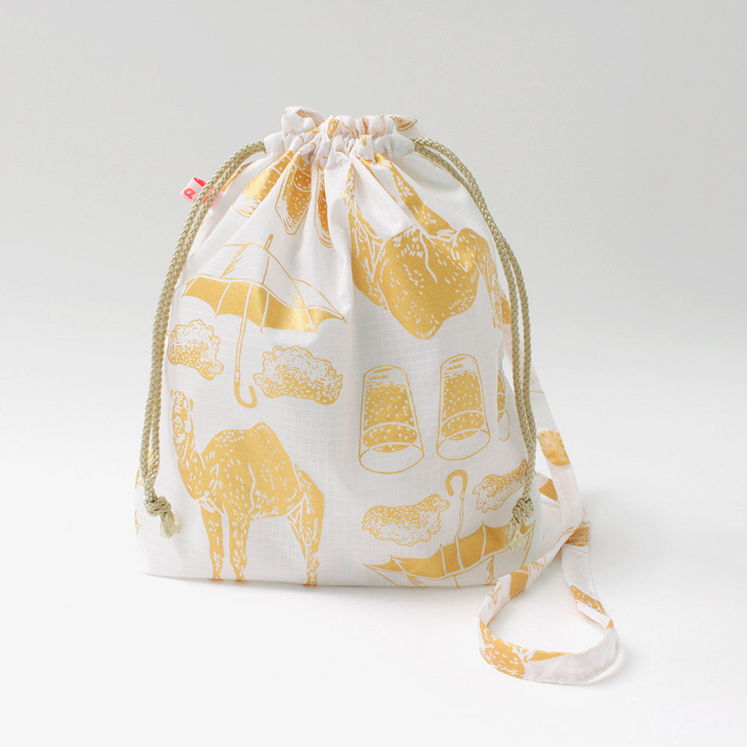 Bolso de hombro con lápiz nylon mikami / estampado