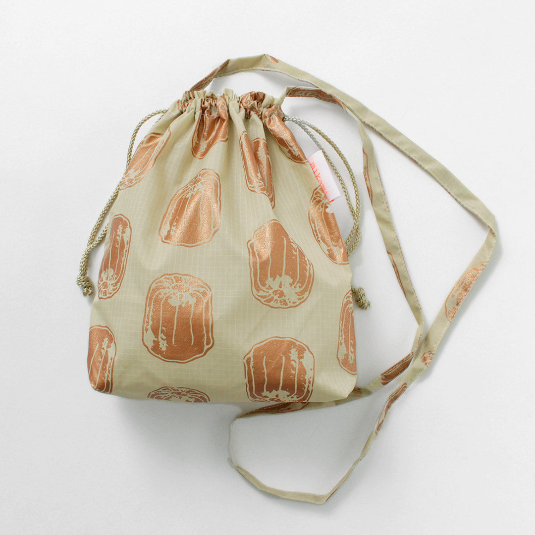 Bolso de hombro con lápiz nylon mikami / estampado
