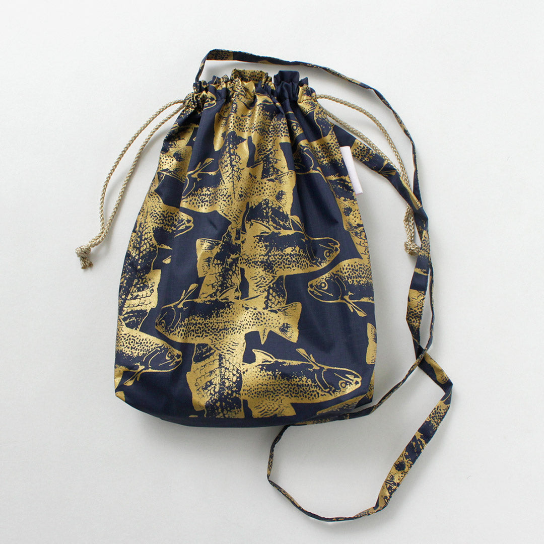 Bolso de hombro con lápiz nylon mikami / estampado