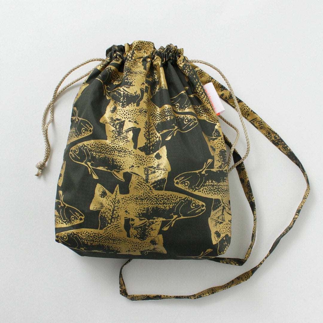 Bolso de hombro con lápiz nylon mikami / estampado