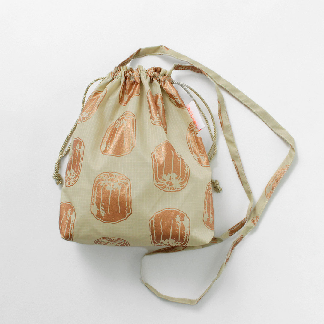 Bolso de hombro con lápiz nylon mikami / estampado