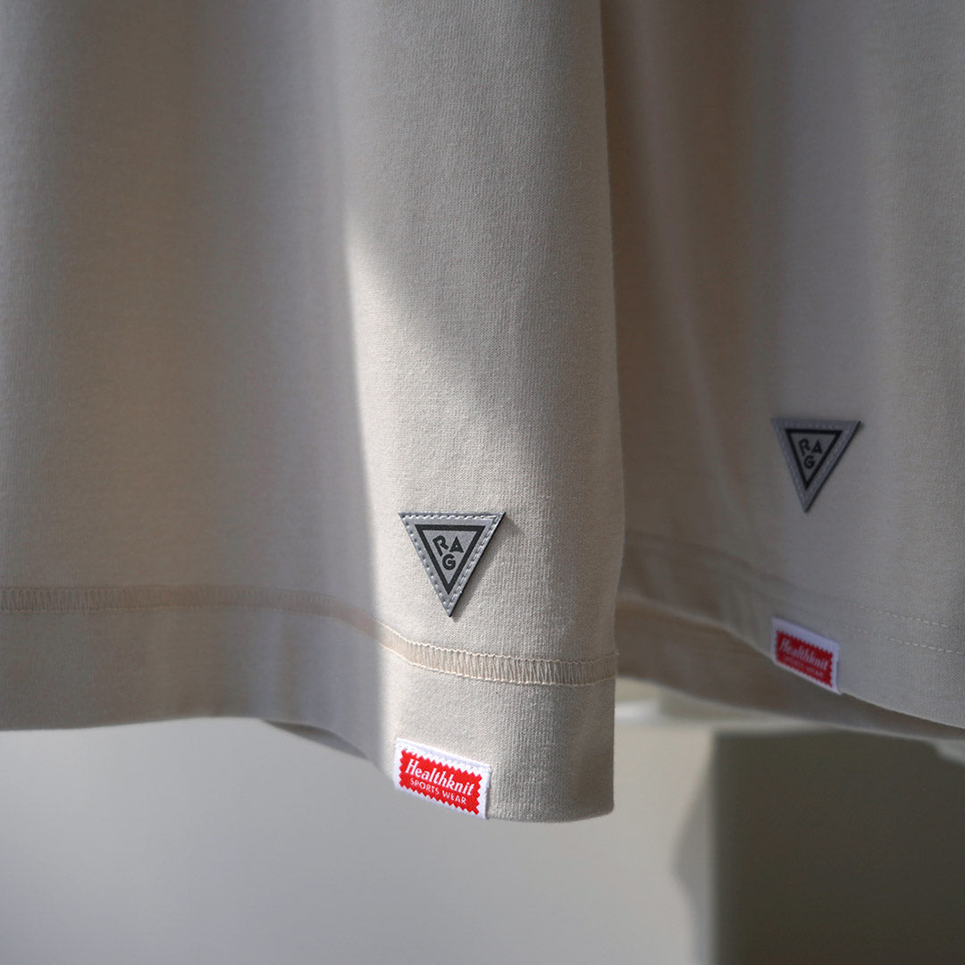 Health Knit / Health Knitnit×Rag模拟颈部T恤