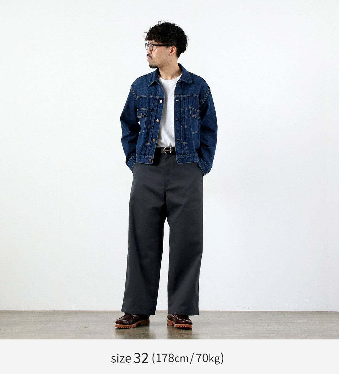 UNIVERSAL OVERALL / Heritage T/C Volume Trousers STONE CARVERE