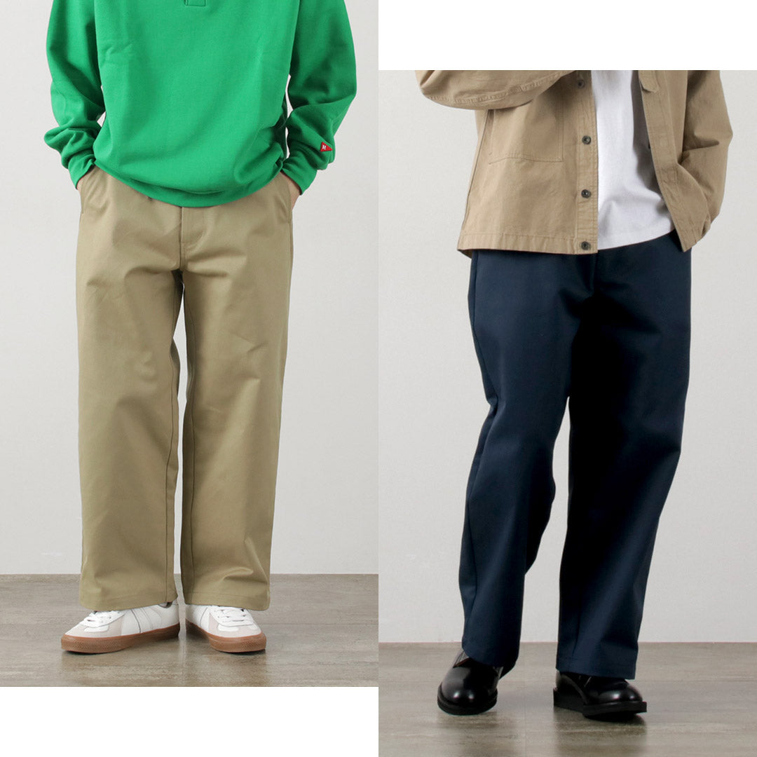 UNIVERSAL OVERALL / Heritage T/C Volume Trousers STONE CARVERE