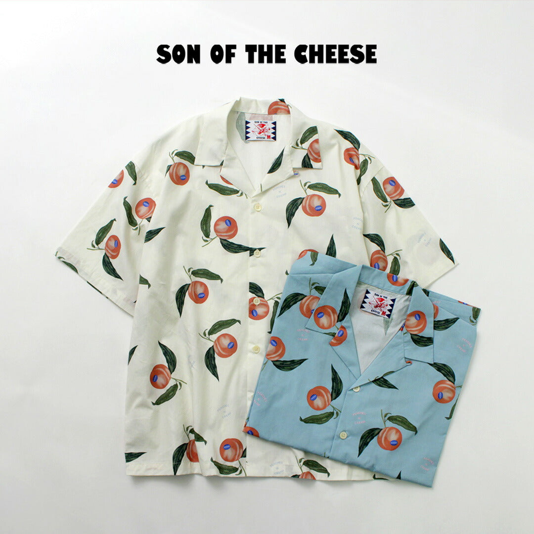 Hijo de la camisa de queso / duraznos y crema