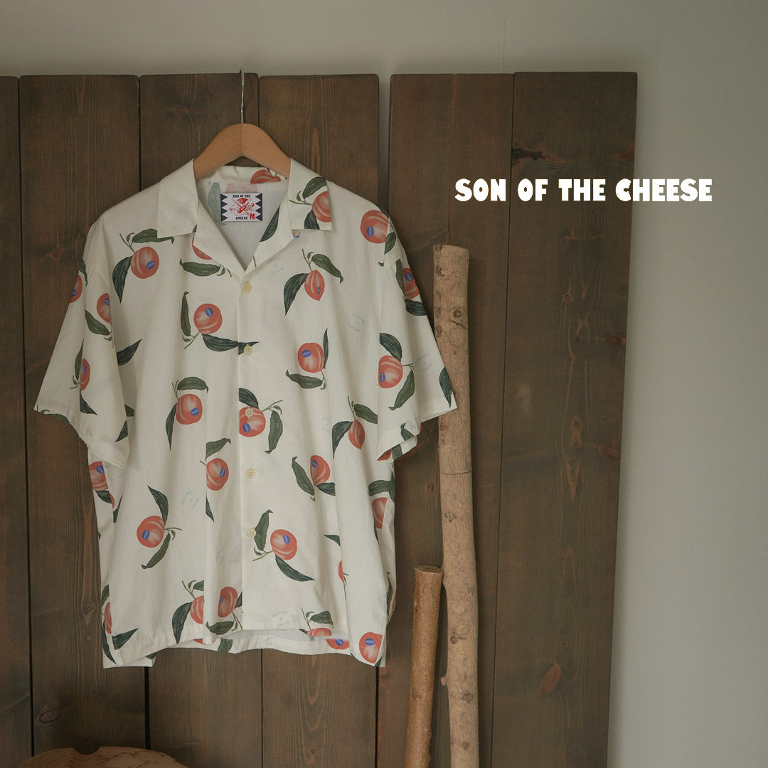Hijo de la camisa de queso / duraznos y crema