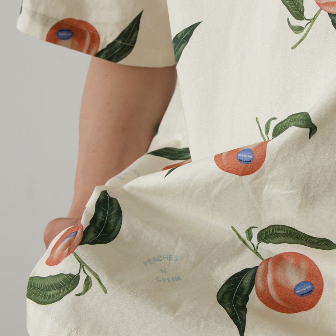 Hijo de la camisa de queso / duraznos y crema