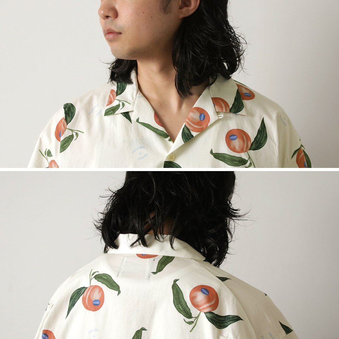 Hijo de la camisa de queso / duraznos y crema