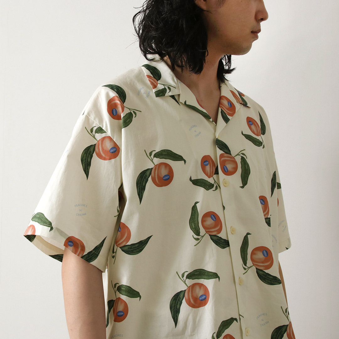 Hijo de la camisa de queso / duraznos y crema