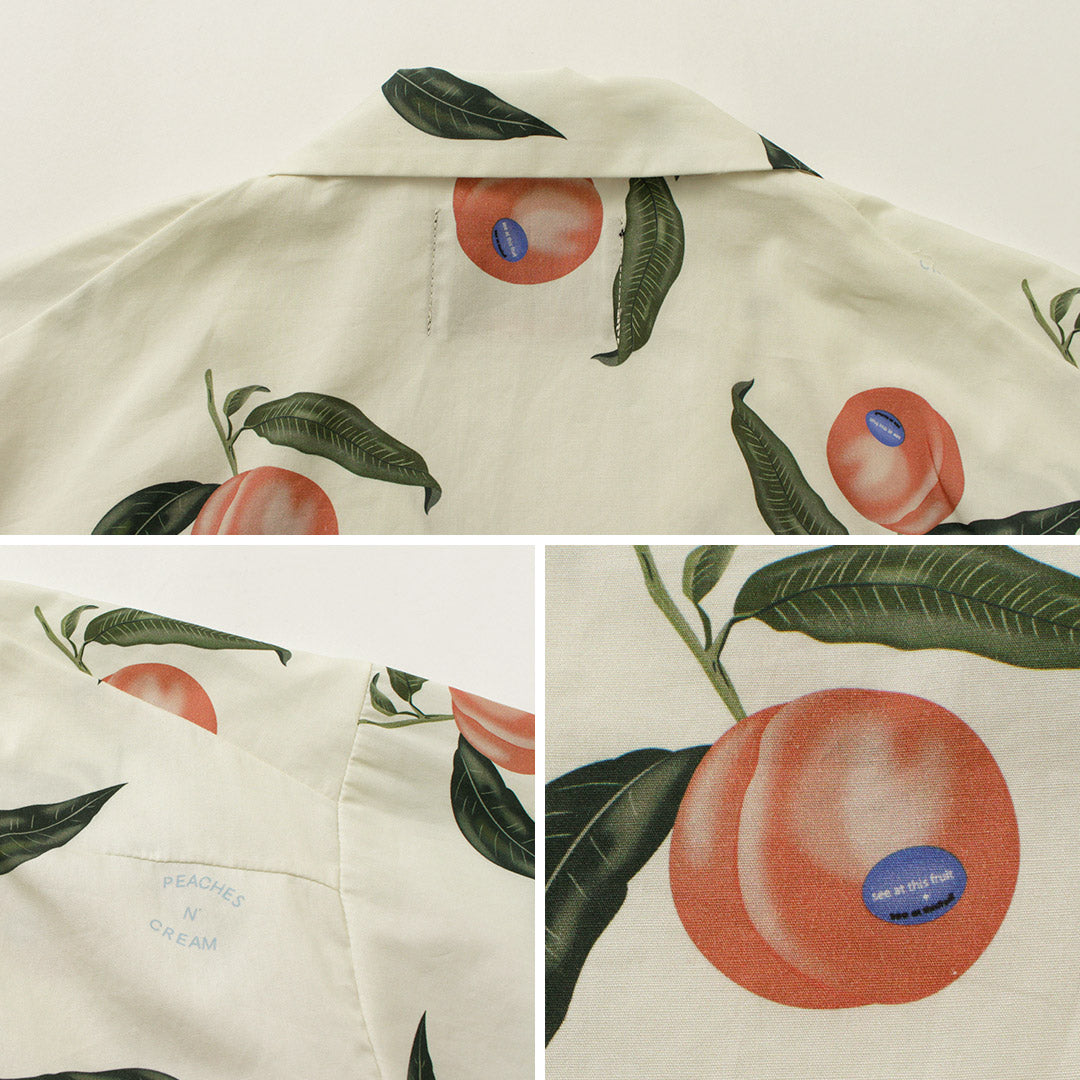 Hijo de la camisa de queso / duraznos y crema
