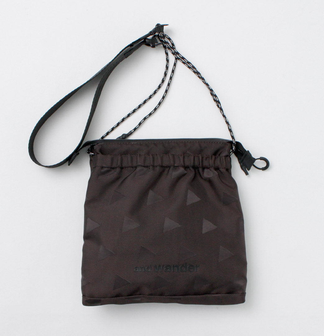 AND WANDER / Triangle Jacquard Sakosh