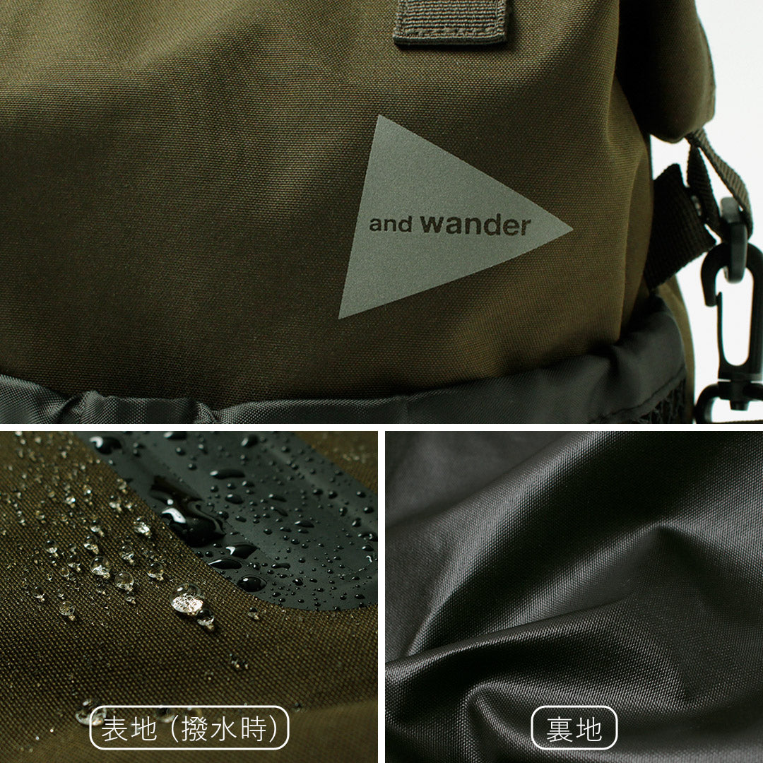 AND WANDER / PE/CO 2-way Bag