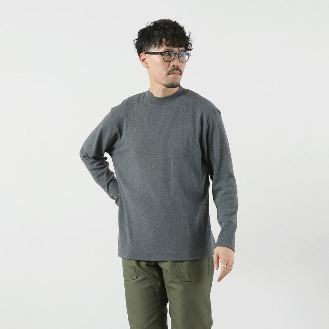 GICIPI / Delfino Crew Neck Basic Fit Long Sleeve Cut and Sewn