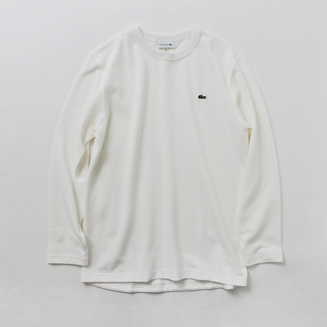LACOSTE / Classic Fit Pique Long Sleeve T-Shirt
