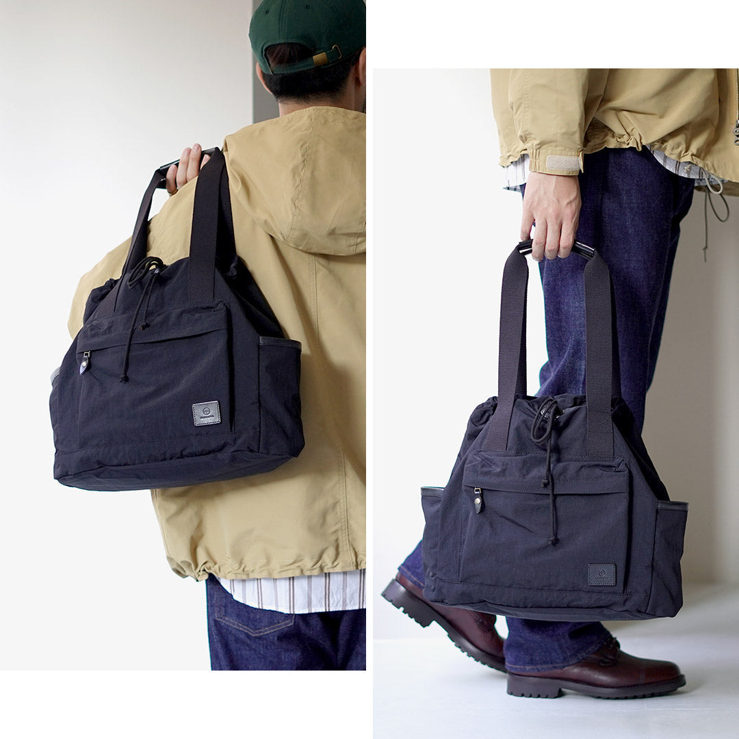 GLENROYAL / Drawcord Tote Bag Nylon Tassar