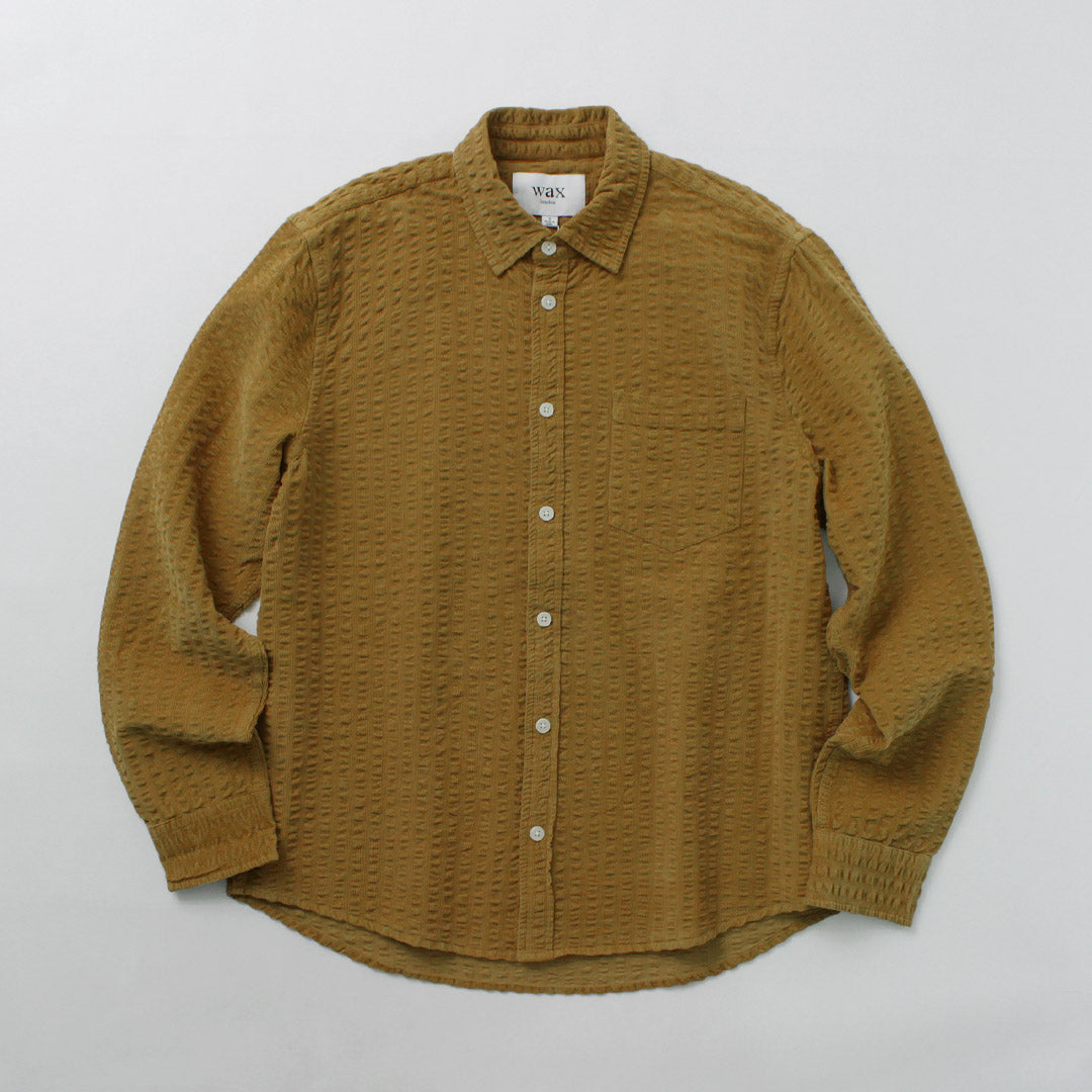 WAX LONDON / sherry-shirt seersucker cord