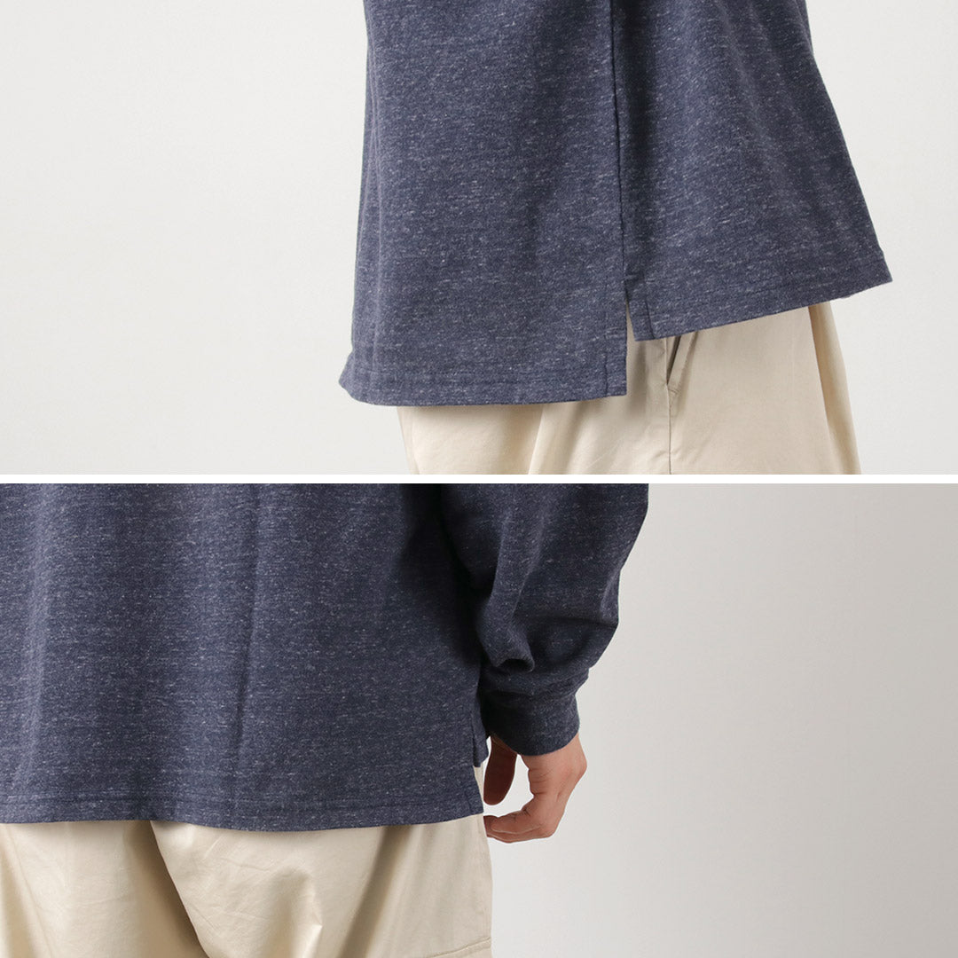 REMI RELIEF / Melange Jersey Long Sleeve Pocket T-shirt