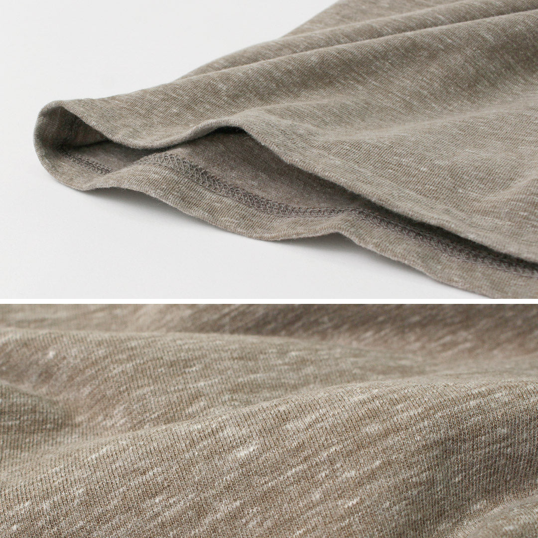 REMI RELIEF / Melange Jersey Long Sleeve Pocket T-shirt