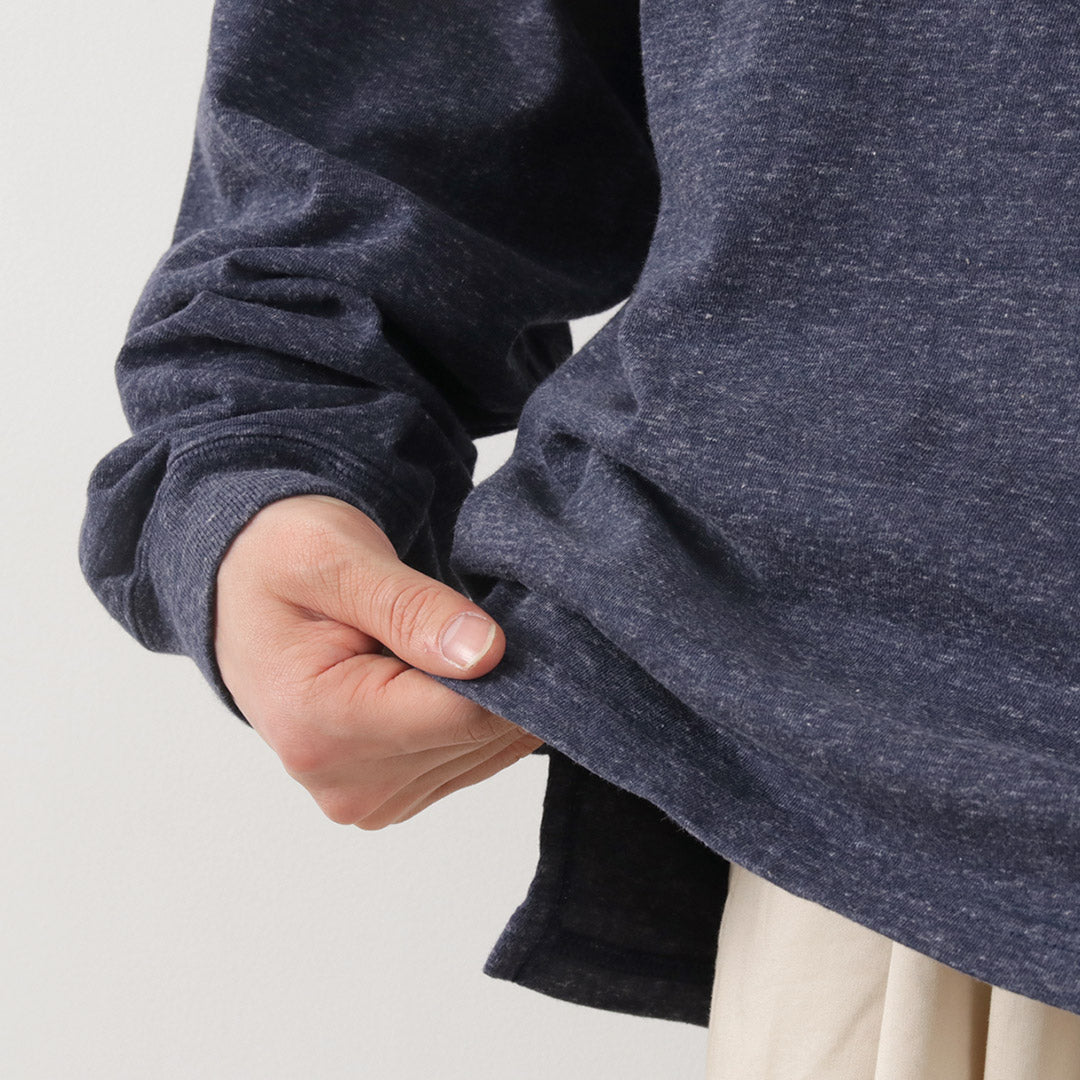 REMI RELIEF / Melange Jersey Long Sleeve Pocket T-shirt