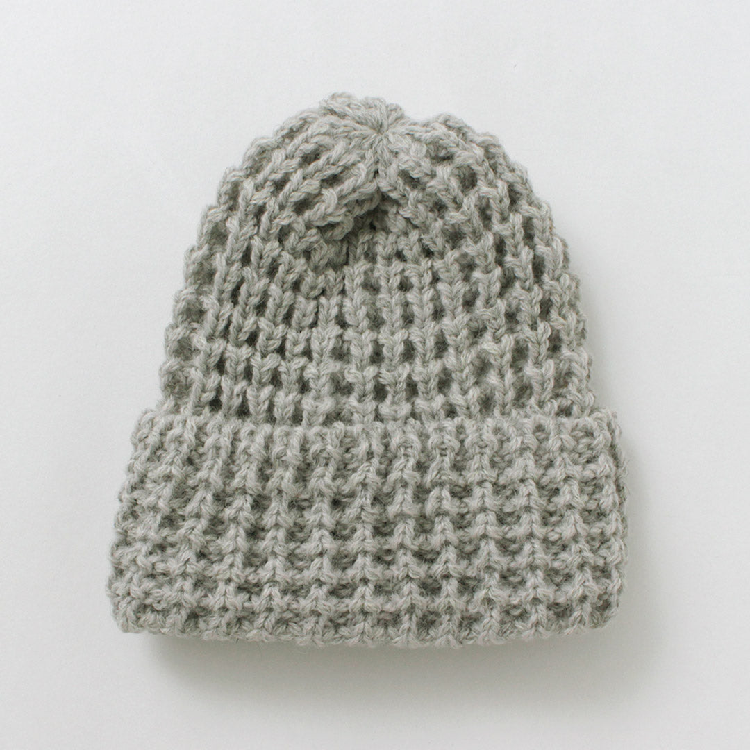 HIGHLAND 2000 / Bob Cap Tuck Stitch(羊駝毛 x 英國羊毛混合)