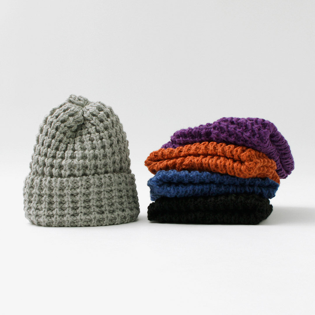 HIGHLAND 2000 / Bob Cap Tuck Stitch(羊駝毛 x 英國羊毛混合)