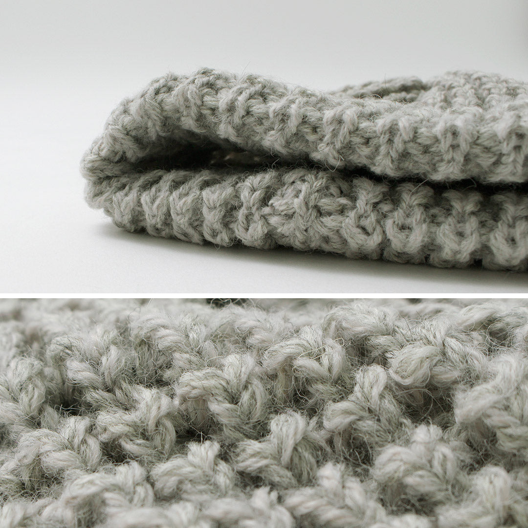 HIGHLAND 2000 / Bob Cap Tuck Stitch(羊駝毛 x 英國羊毛混合)