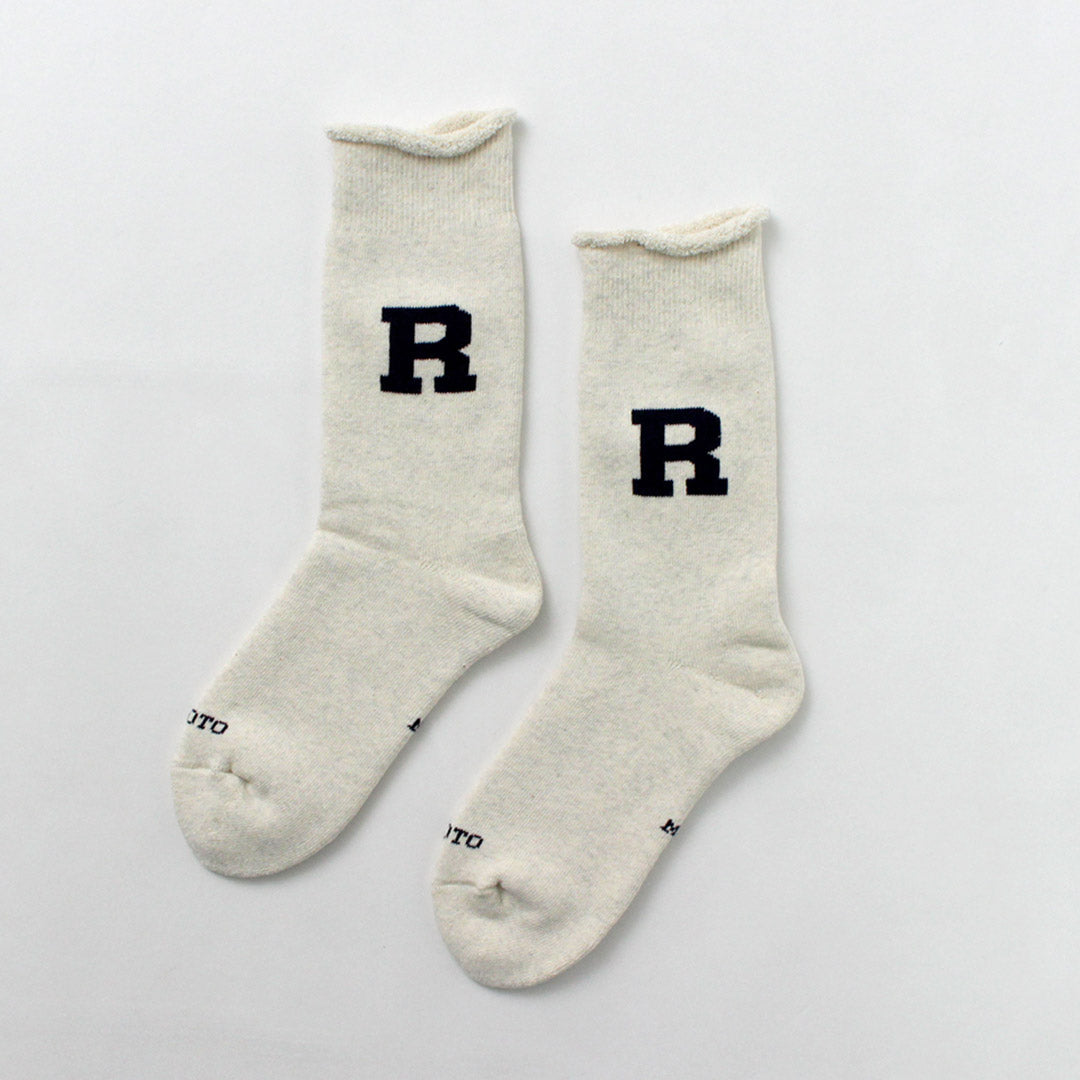 ROTOTO / Raffy Sweat Socks R Logo