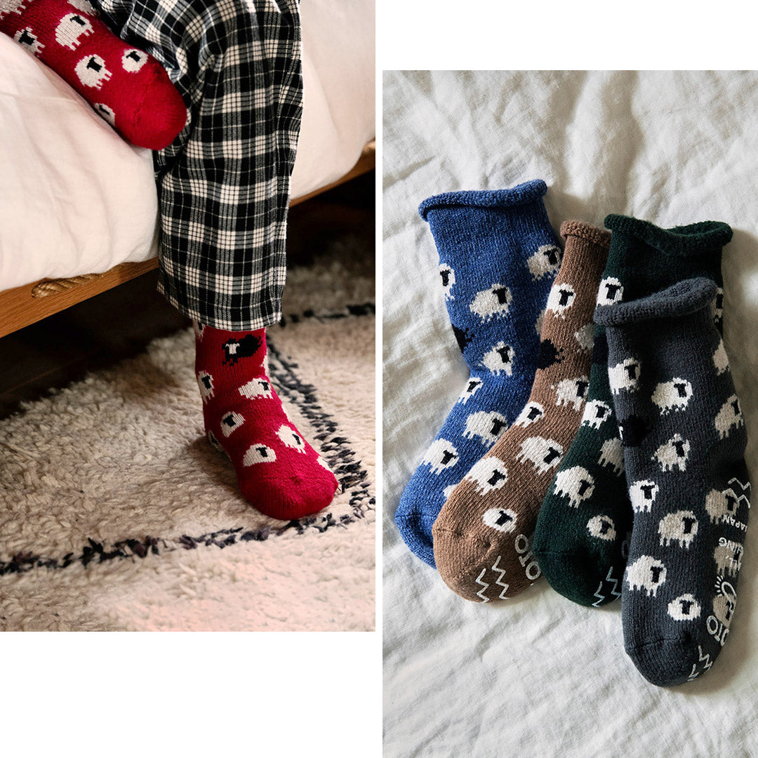 ROTOTO / Sheep Pile Room Socks