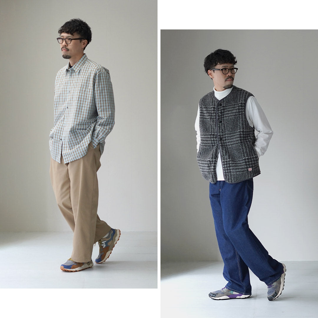 FLOWER MOUNTAIN / Yamano Three Pig Suede and Nylon Sneakers