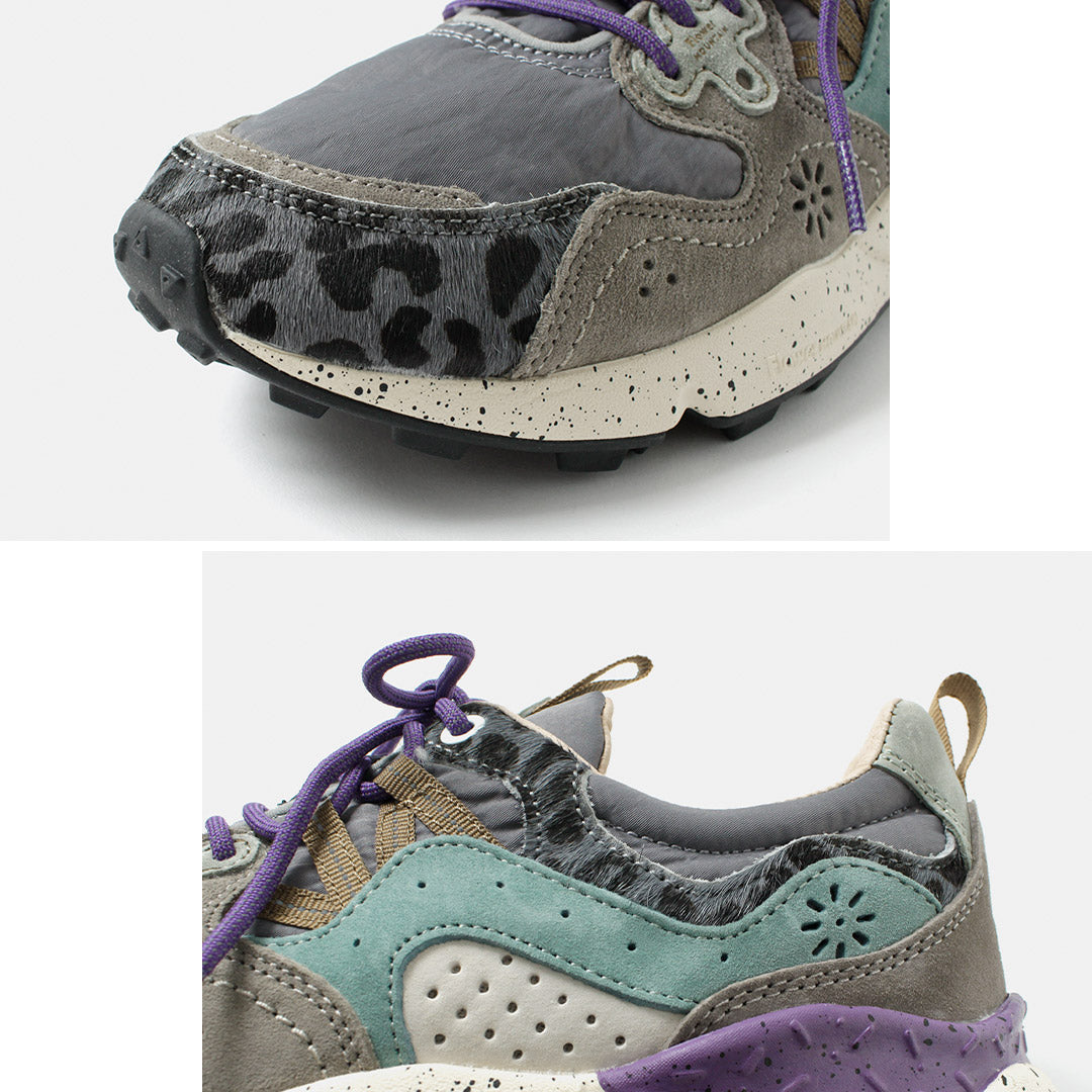 FLOWER MOUNTAIN / Yamano Three Pig Suede and Nylon Sneakers